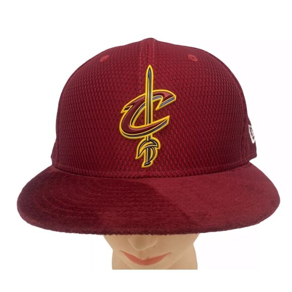 Cleveland Cavaliers on Court Era 9 Fifty Snapback Hat Burgundy custom *WAYNE* - Picture 7 of 7